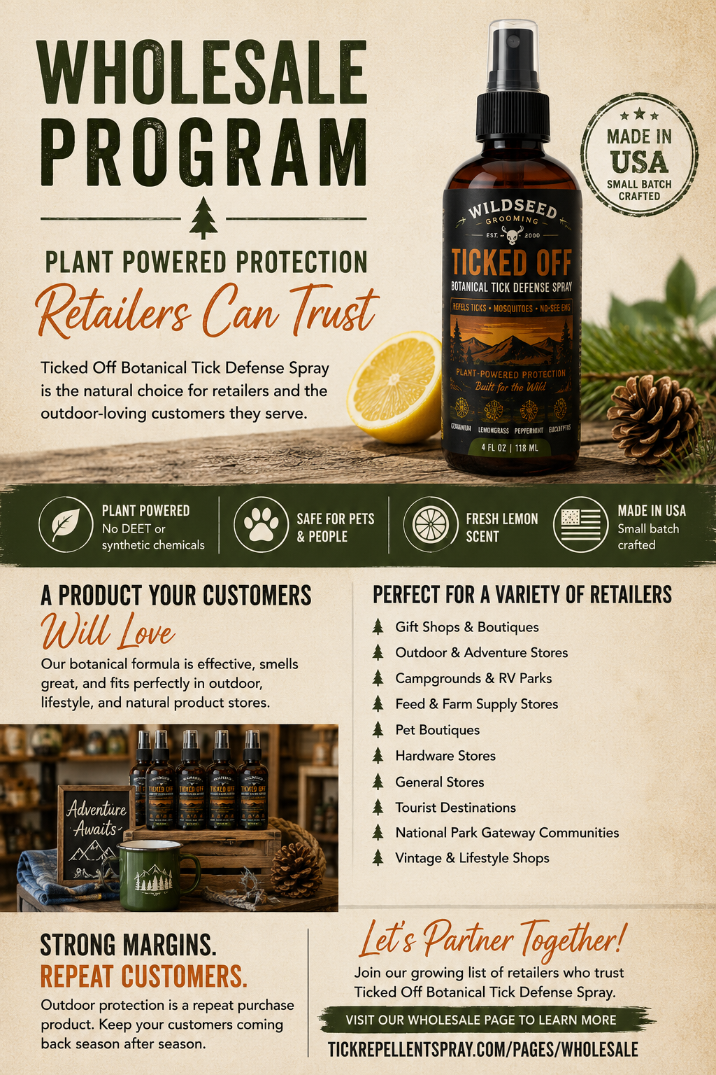 Why Retailers Are Adding Ticked Off Botanical Tick Defense Spray To Their Shelves