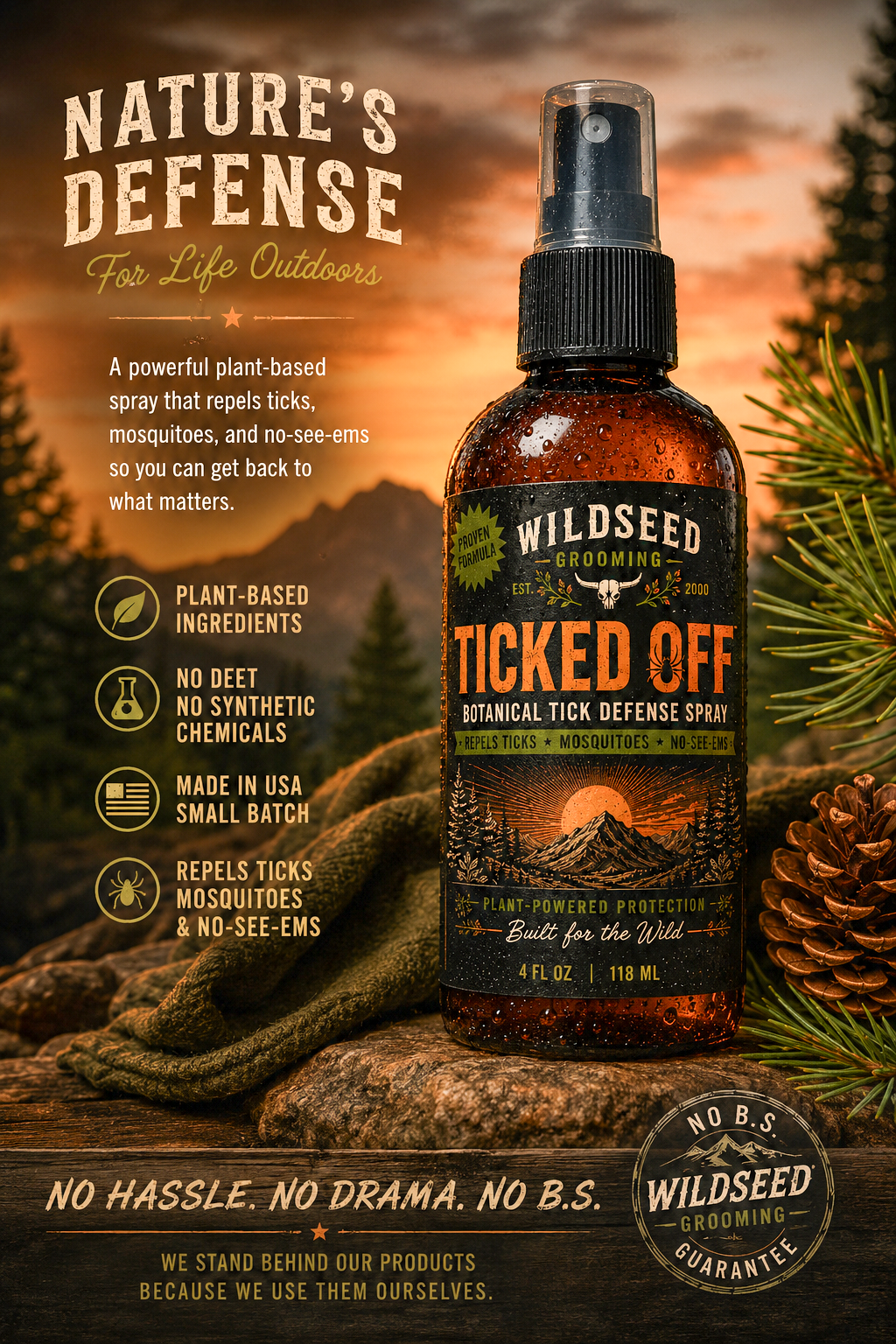 Ticked Off Premium Natural Tick repellent